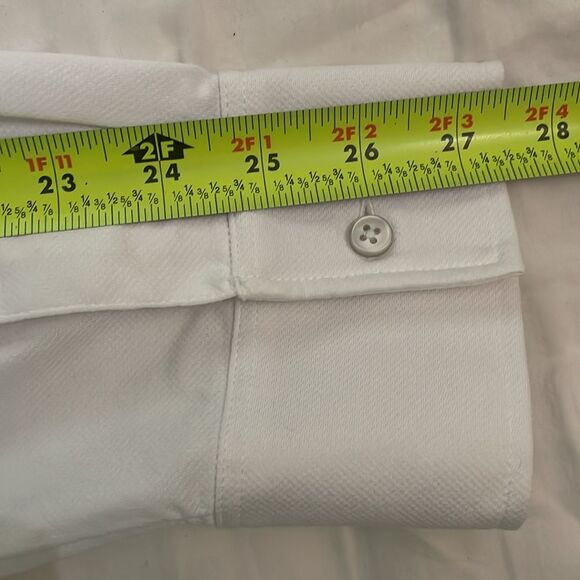 Tommy Bahama San Lucio White Stretch Knit Long Sleeve Shirt Men’s Size Large - Picture 8 of 11